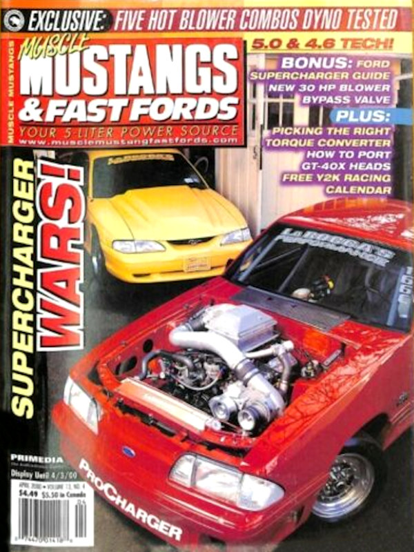 Muscle Mustangs Fast Fords Apr April 2000 