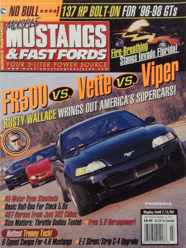Muscle Mustangs Fast Fords July 2000 