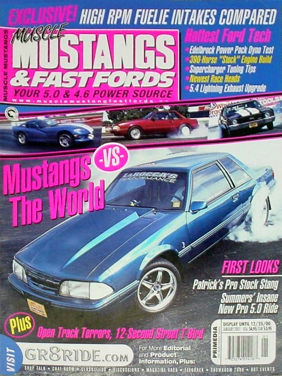 Muscle Mustangs Fast Fords Jan January 2001 