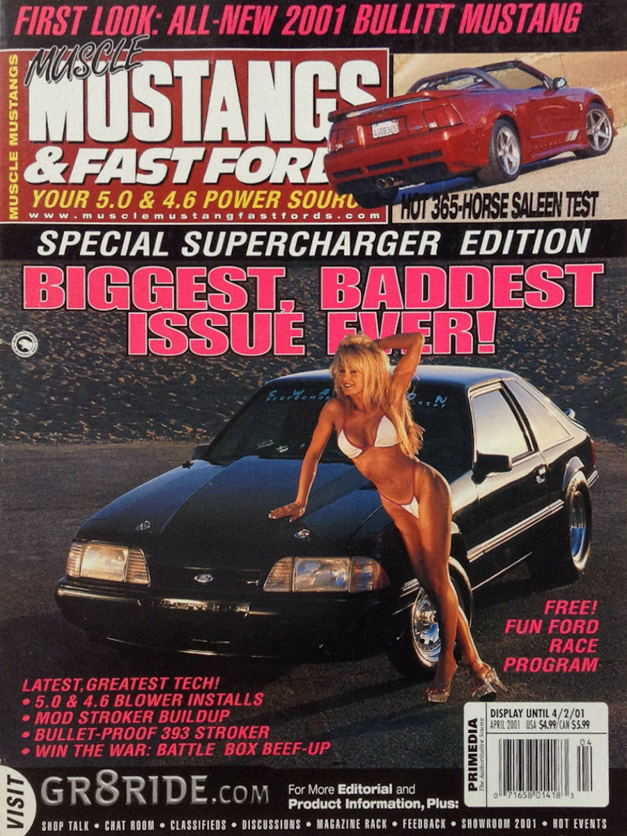 Muscle Mustangs Fast Fords Apr April 2001
