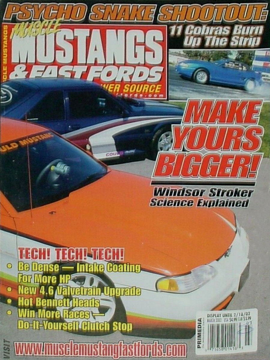 Muscle Mustangs Fast Fords Mar March 2002