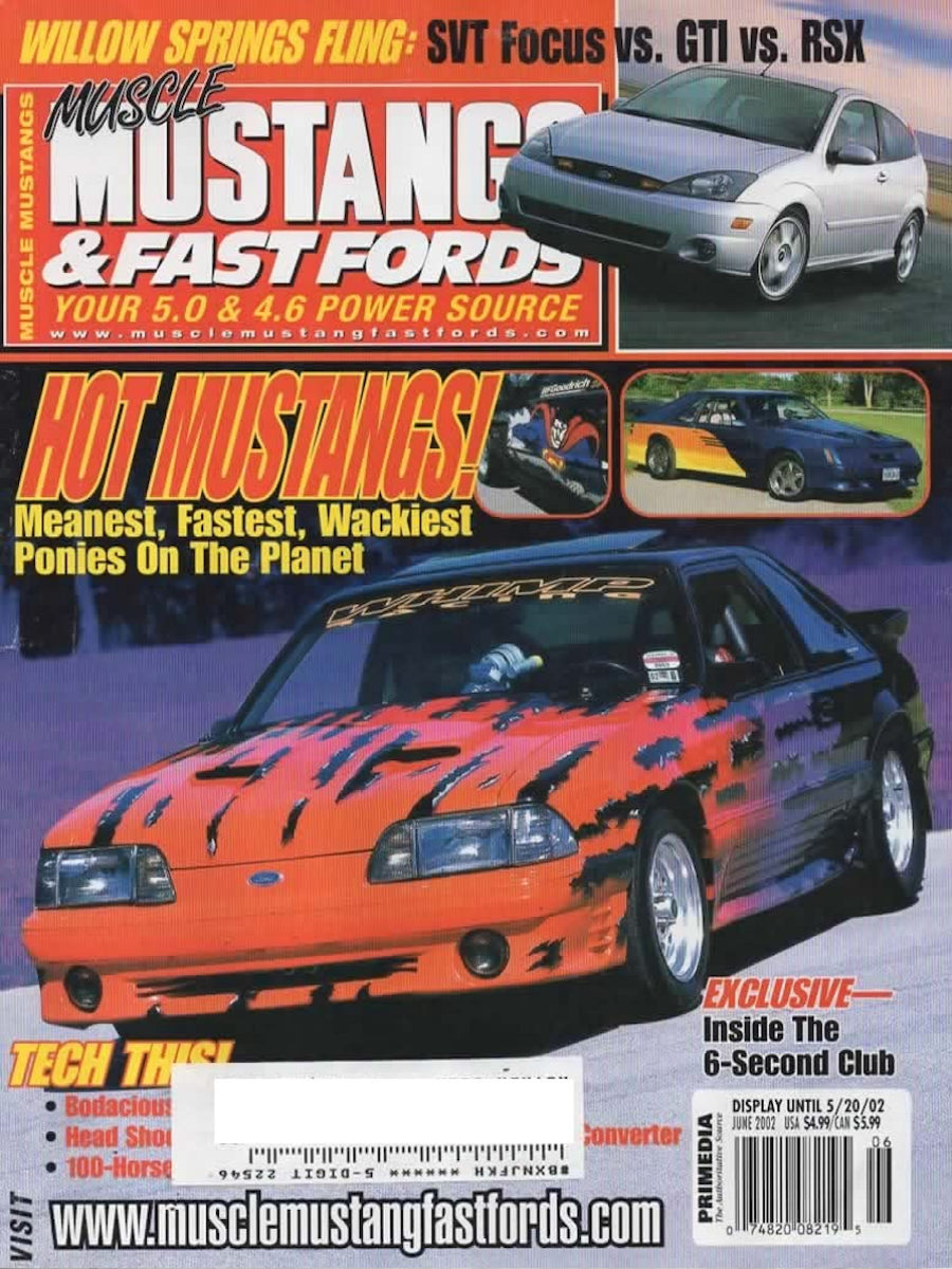 Muscle Mustangs Fast Fords June 2002