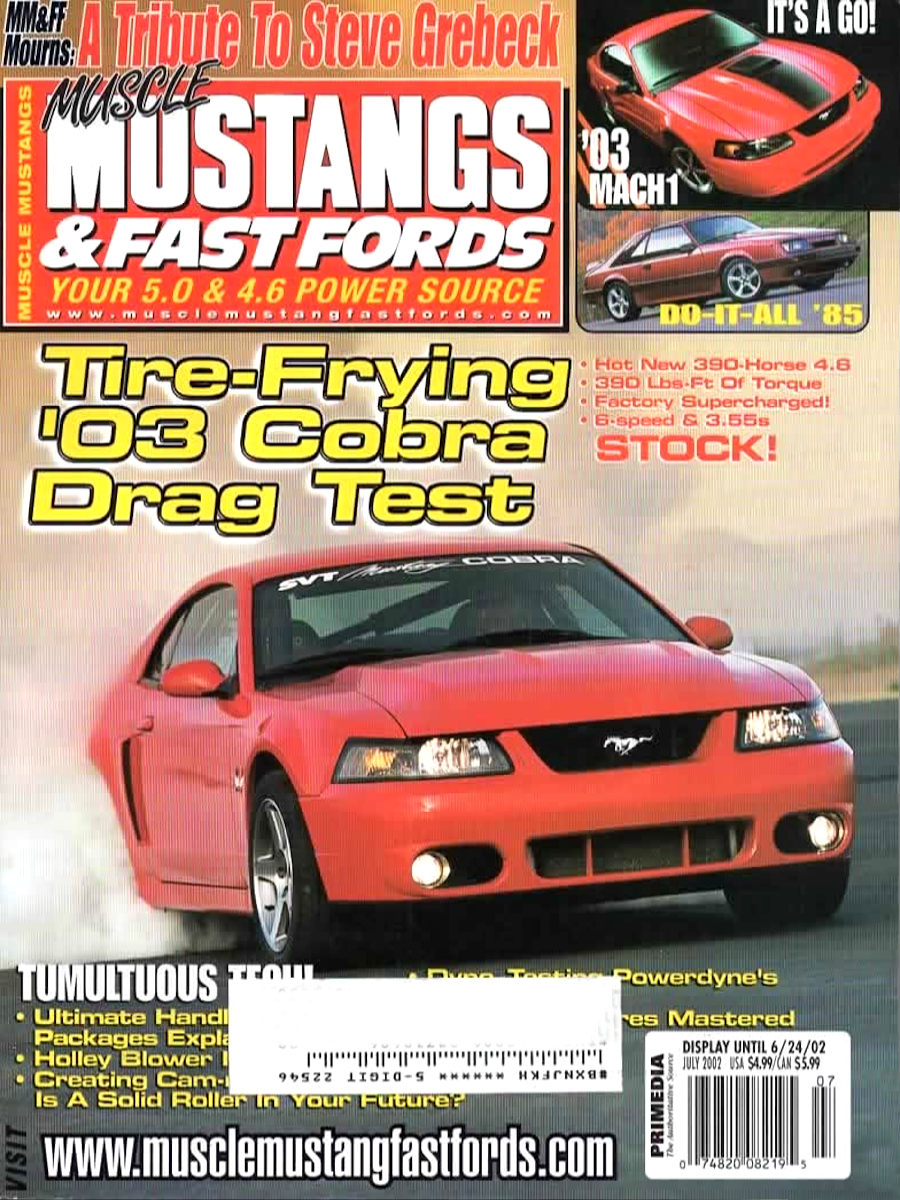 Muscle Mustangs Fast Fords July 2002