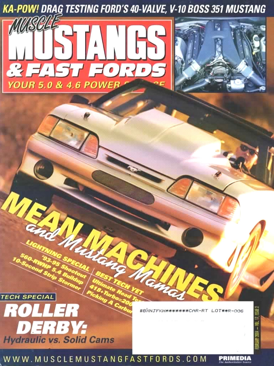 Muscle Mustangs Fast Fords Feb February 2004