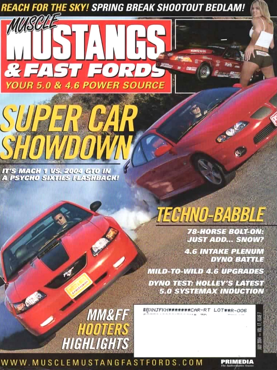 Muscle Mustangs Fast Fords July 2004