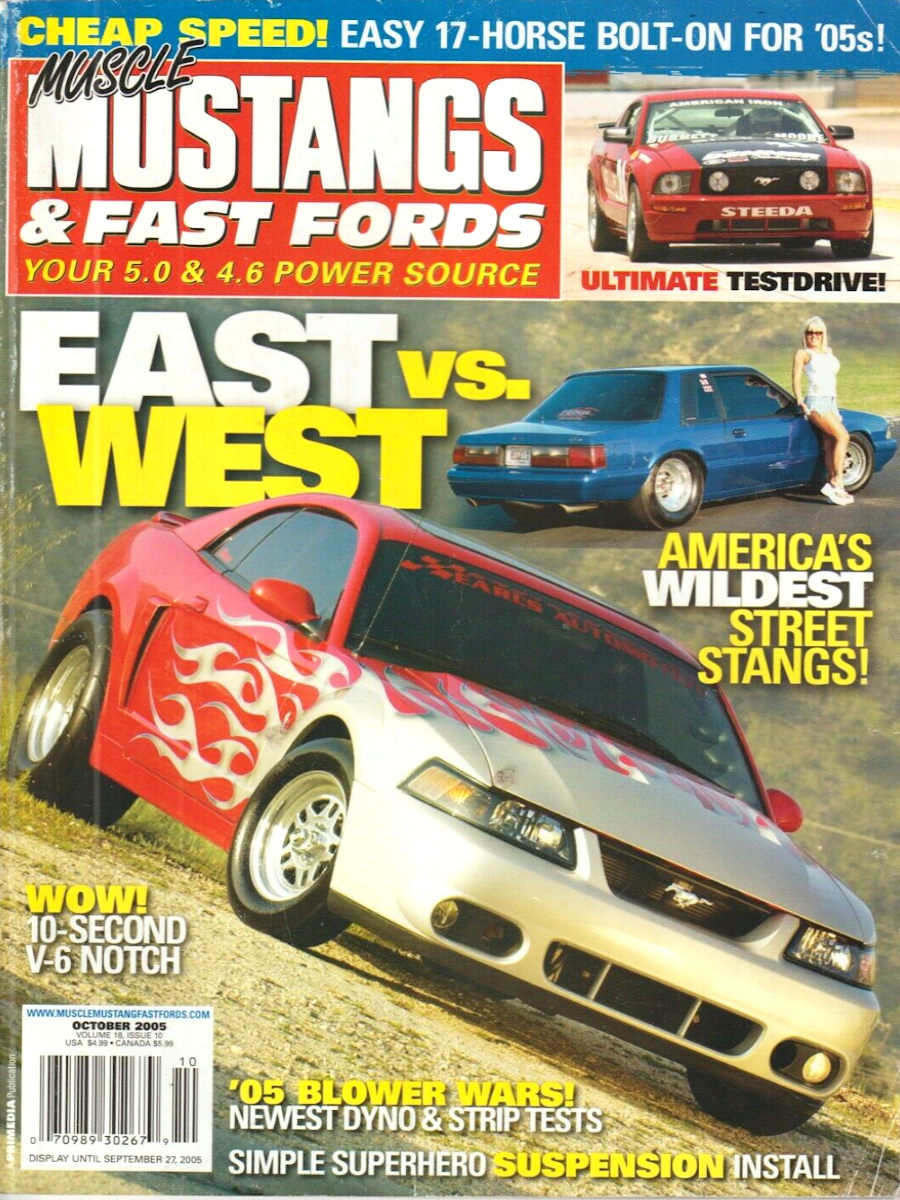 Muscle Mustangs Fast Fords Oct October 2005