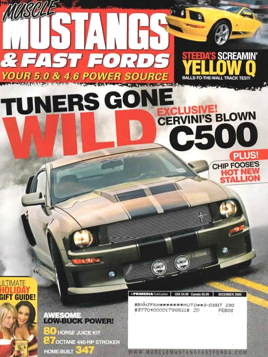 Muscle Mustangs Fast Fords Dec December 2005
