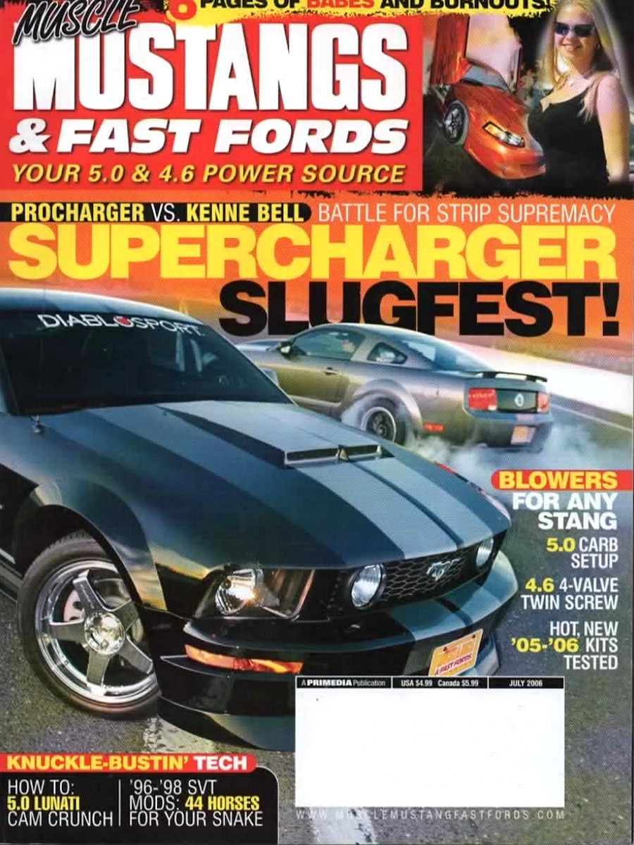 Muscle Mustangs Fast Fords July 2006