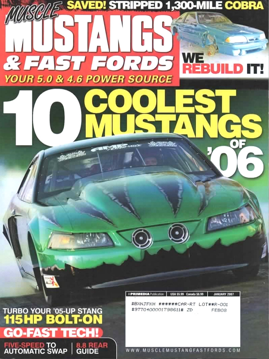 Muscle Mustangs Fast Fords Jan January 2007