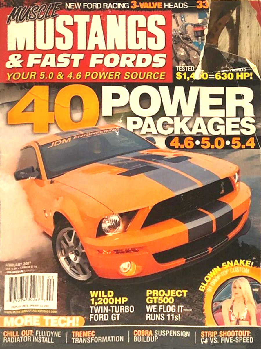 Muscle Mustangs Fast Fords Feb February 2007