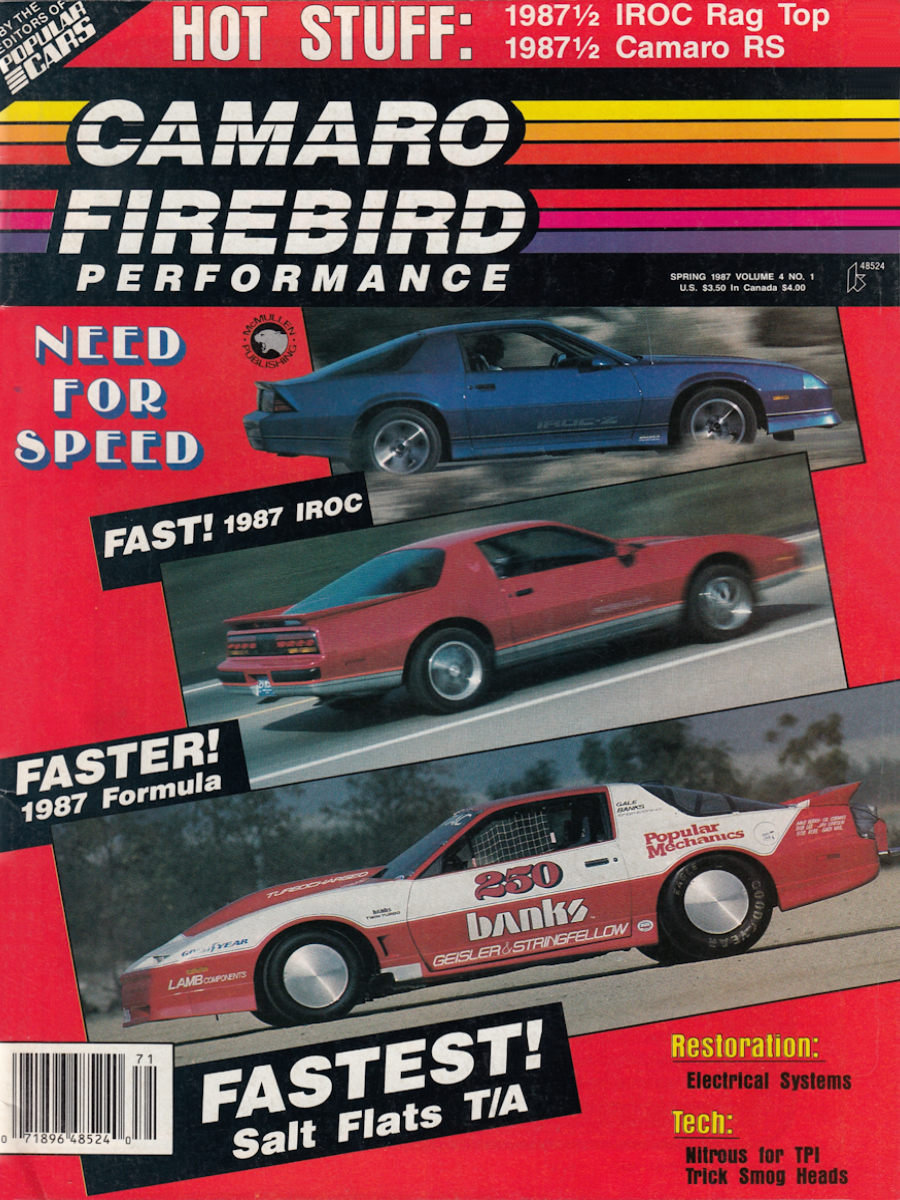 1987 Spring Camaro Transam Volume 4 Number 1