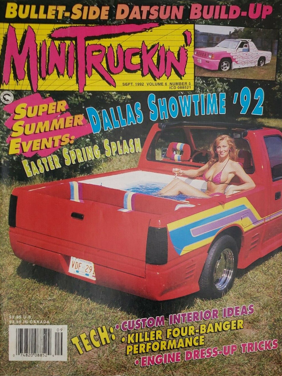 Mini Truckin Sept September 1992