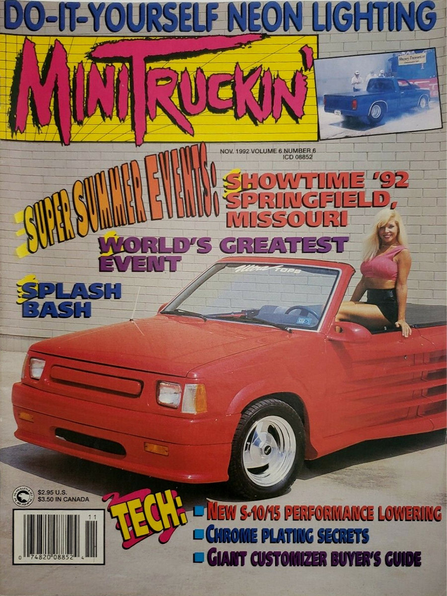 Mini Truckin Nov November 1992