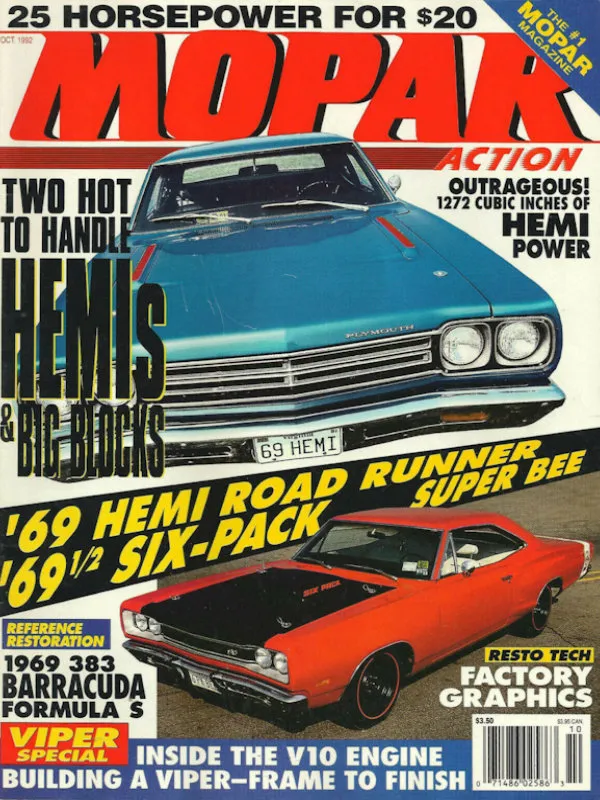 Mopar Action Oct October 1992