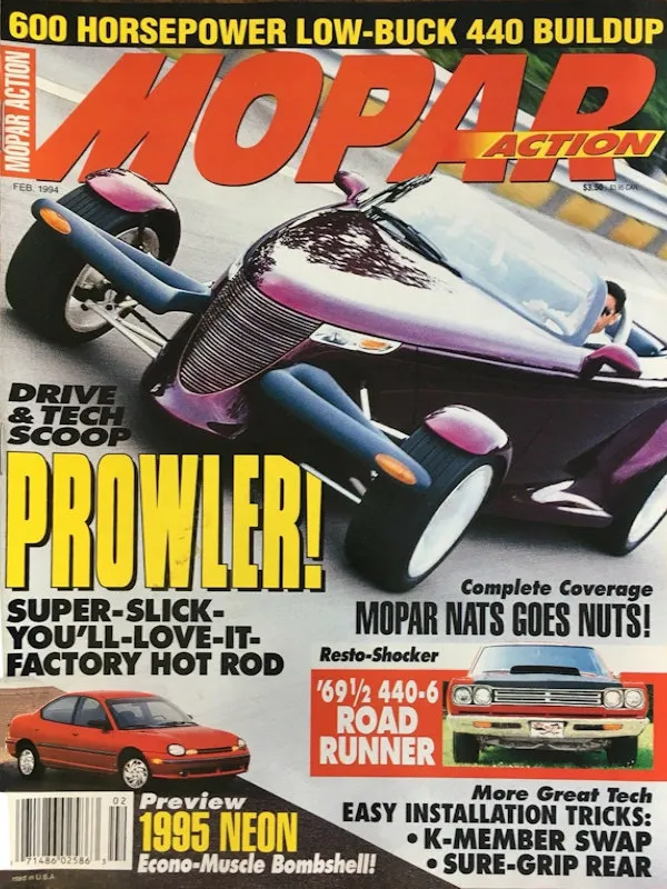 Mopar Action Feb February 1994