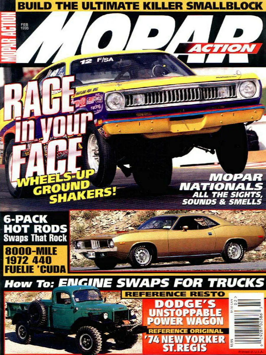 Mopar Action Feb February 1998