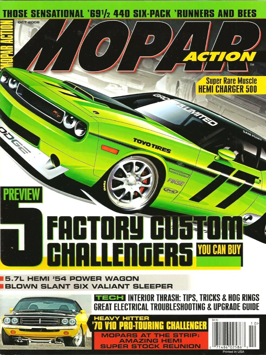 Mopar Action Oct October 2008