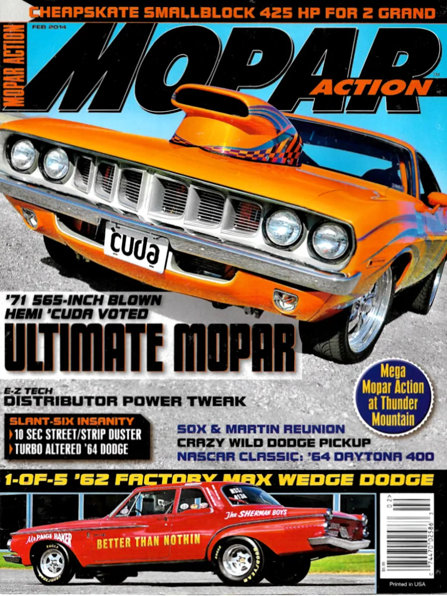 Mopar Action Feb February 2014