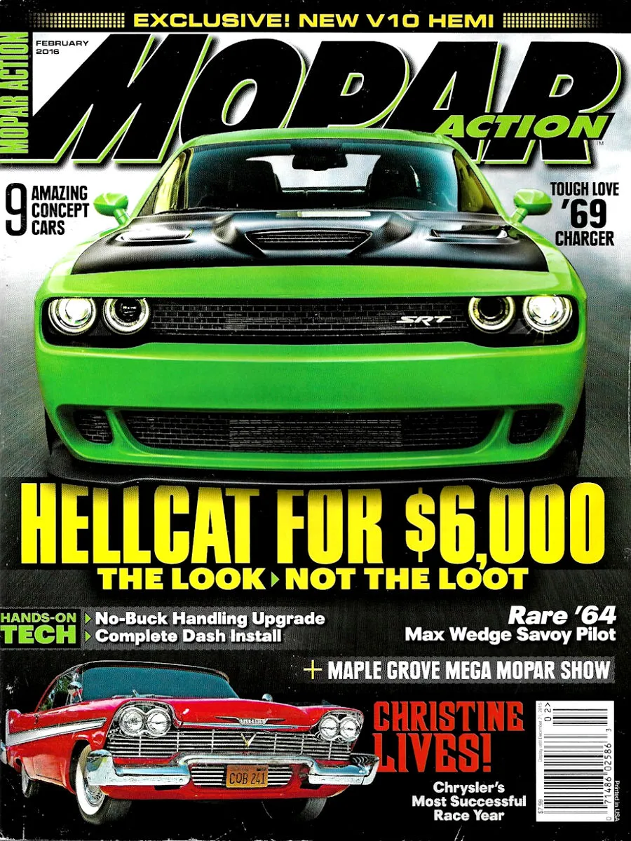 Mopar Action Feb February 2016