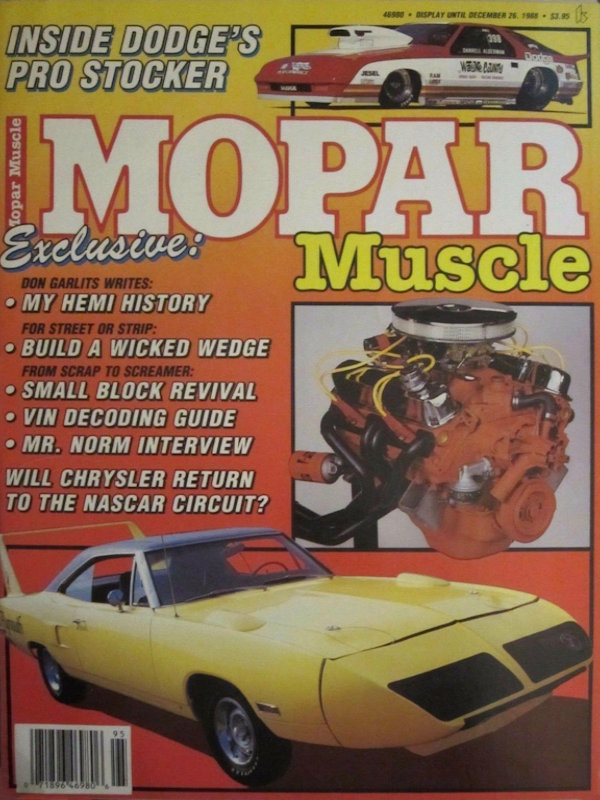 Mopar Muscle Dec December 1988
