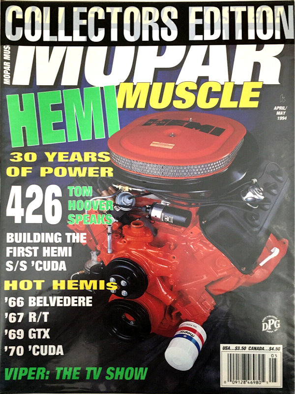Mopar Muscle Apr April May 1994