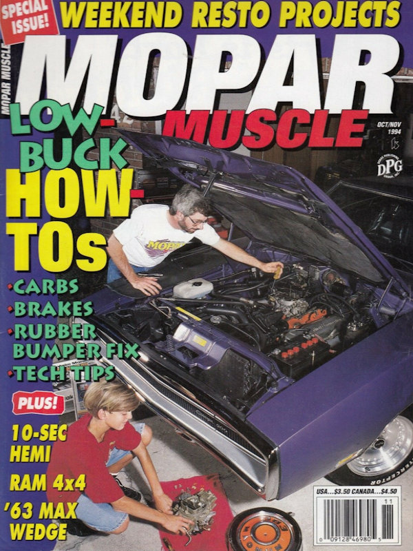 Mopar Muscle Oct October November Nov 1994
