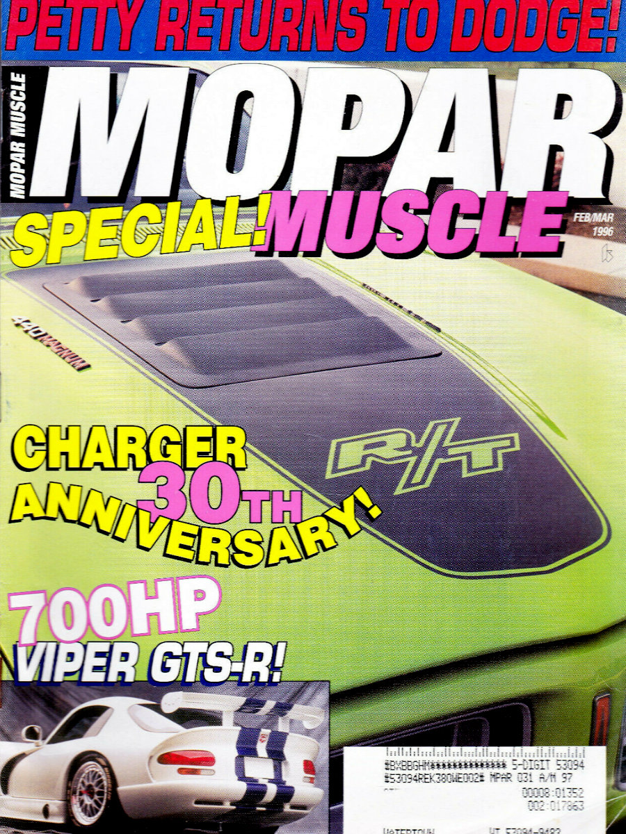 Mopar Muscle Feb February March Mar 1996