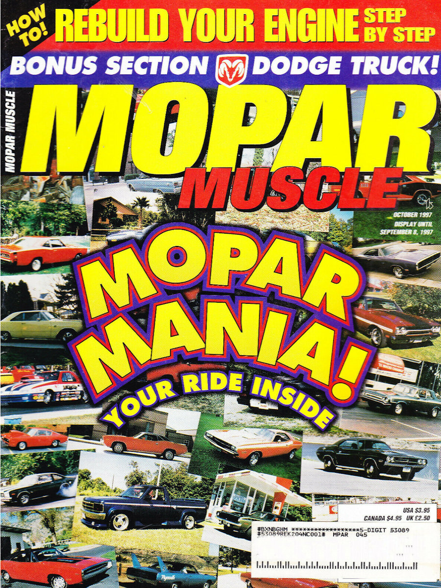 Mopar Muscle Oct October 1997