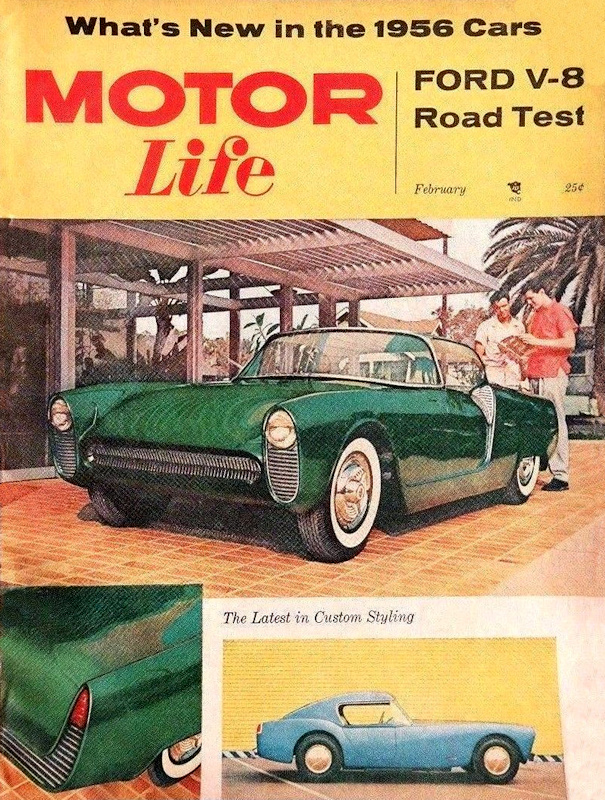 Motor Life Feb February 1956 