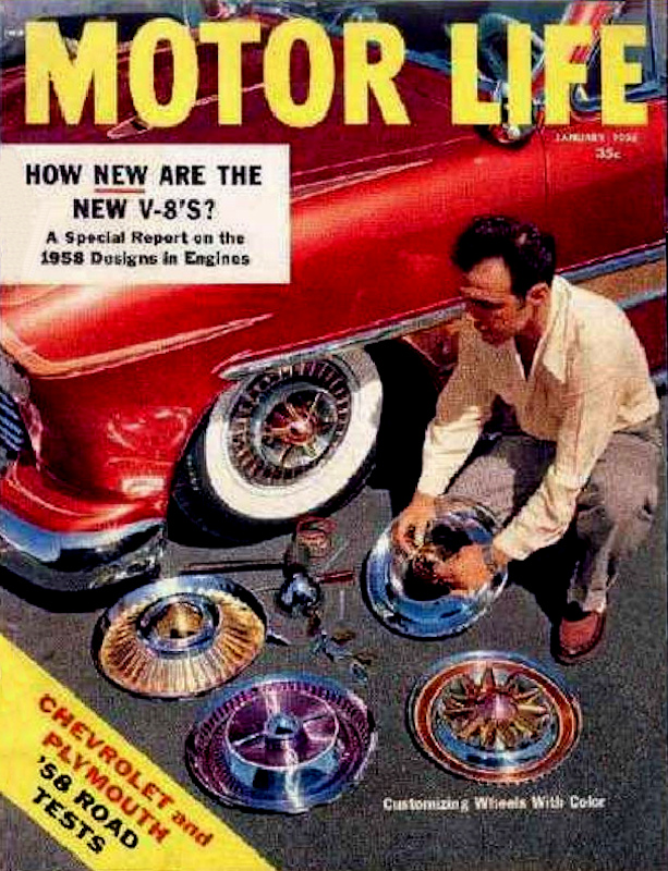 Motor Life Jan January 1958 