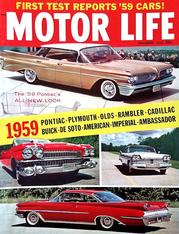 Motor Life Nov November 1958 