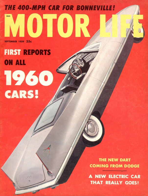 Motor Life Sept September 1959 