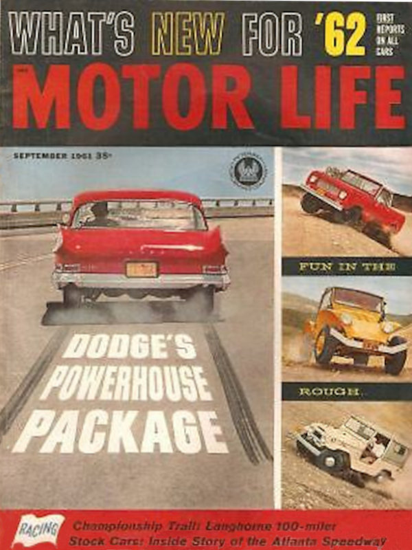 Motor Life Sept September 1961 