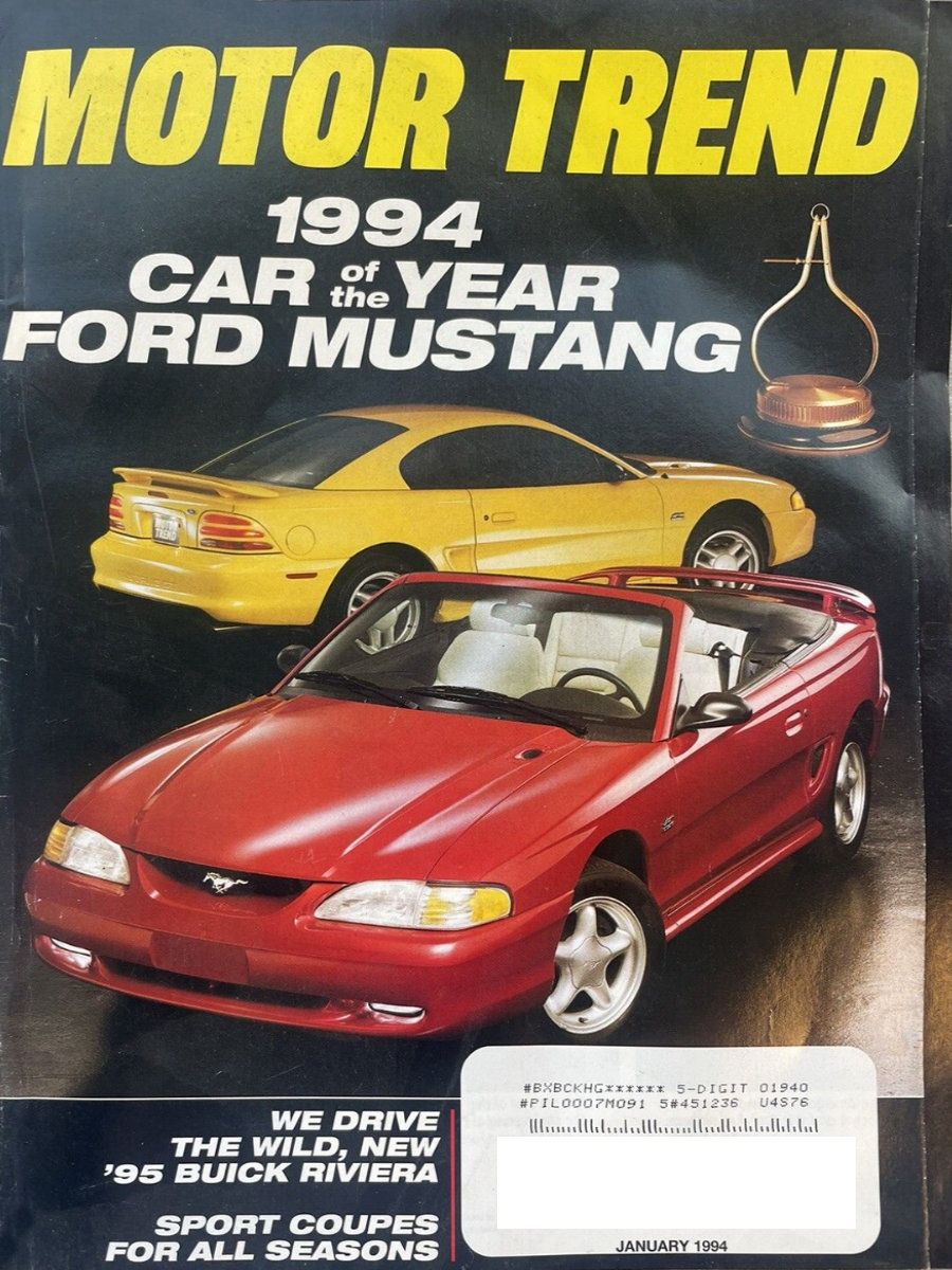 Motor Trend Jan 1994