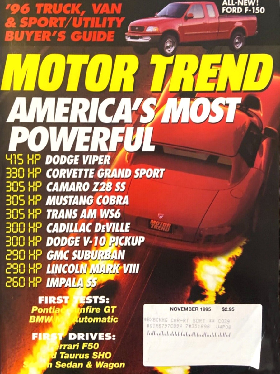 Motor Trend Nov 1995