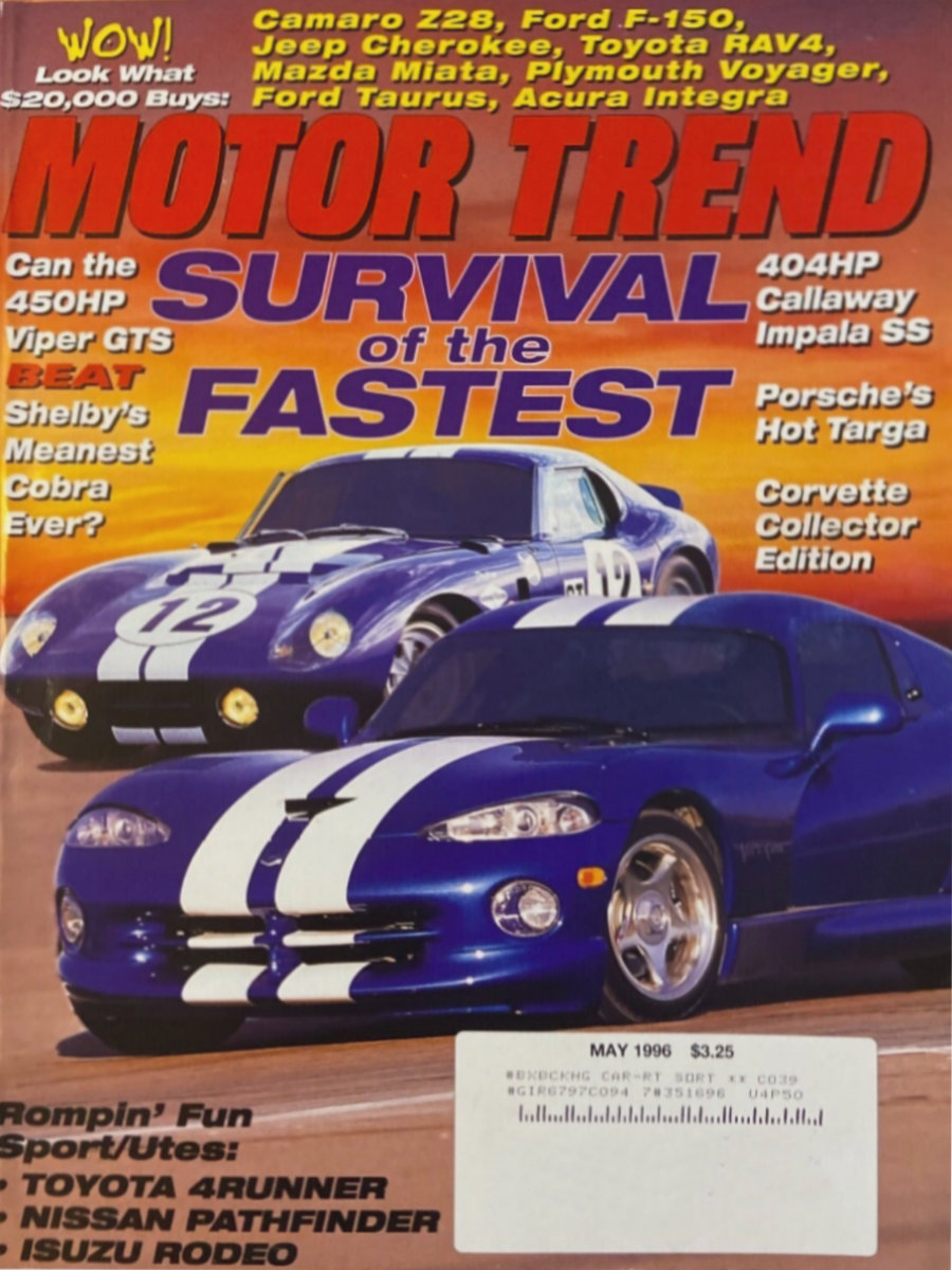 Motor Trend May 1996