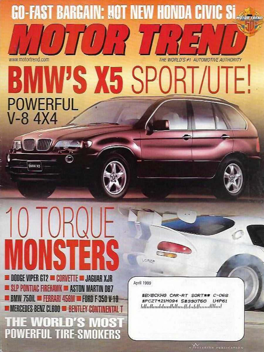 Motor Trend Apr 1999