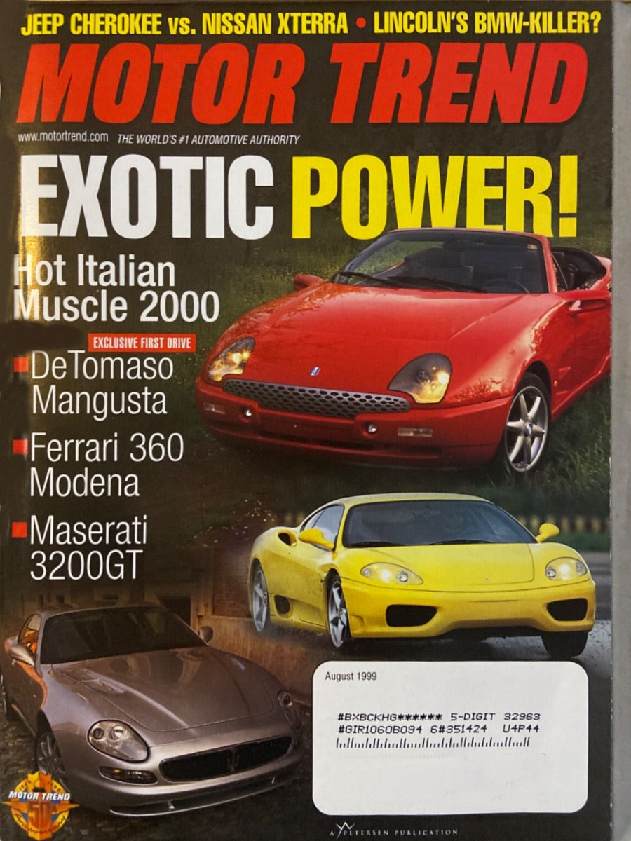 Motor Trend Aug 1999