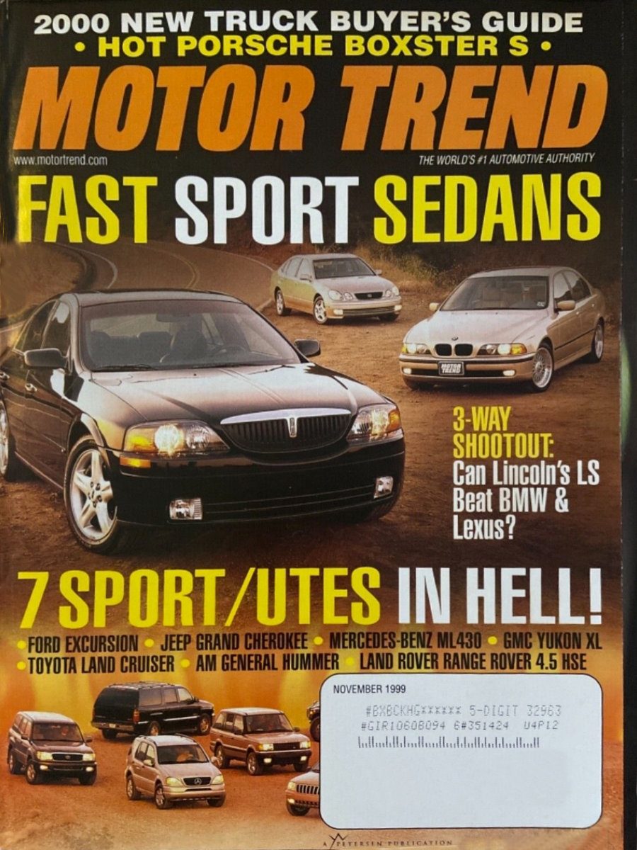 Motor Trend Nov 1999