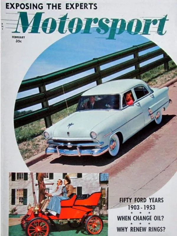 Motorsport Jan Feb January February 1953