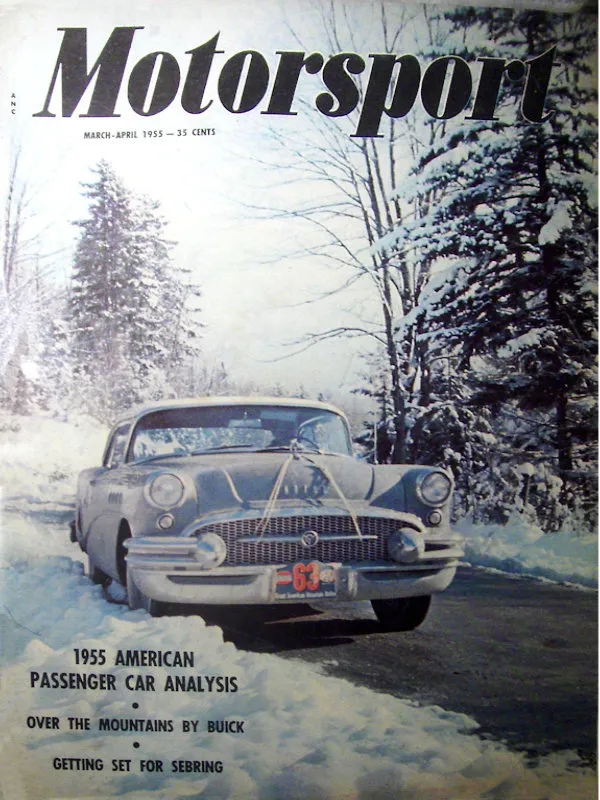 Motorsport Mar March Apr April 1955