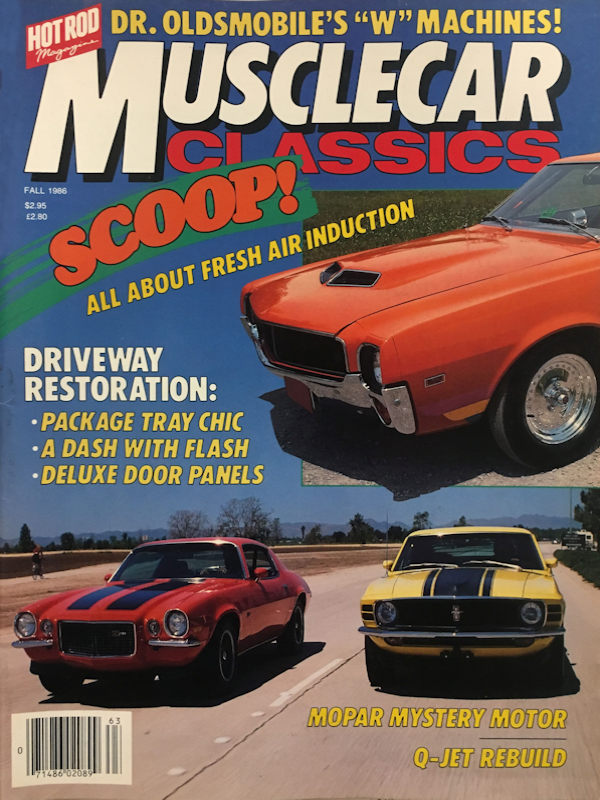 Muscle Car Classics Fall 1986