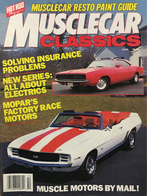 Muscle Car Classics Oct October 1987