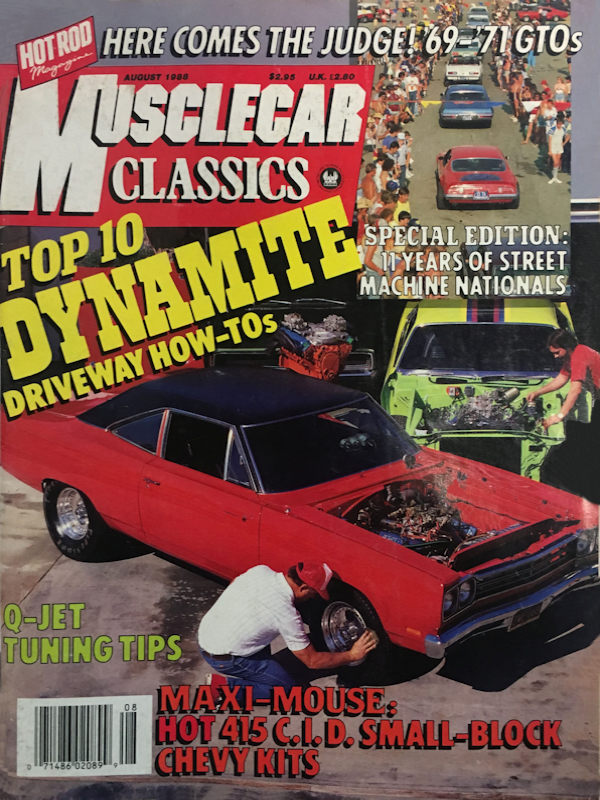 Muscle Car Classics Aug August 1988