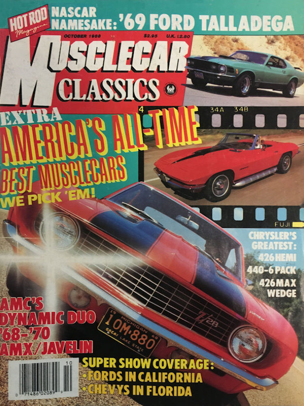 Muscle Car Classics Oct October 1988