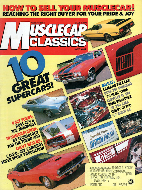 Muscle Car Classics June 1989