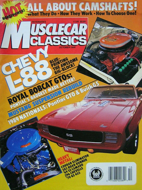 Muscle Car Classics Oct October 1989