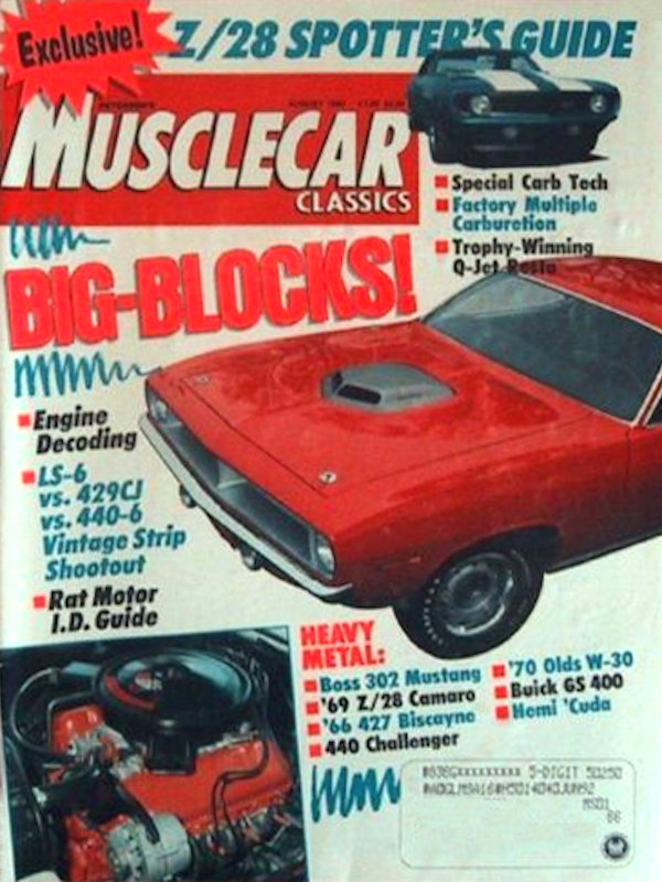 Muscle Car Classics Aug August 1990