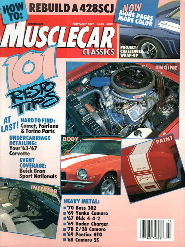 Muscle Car Classics Feb February 1991