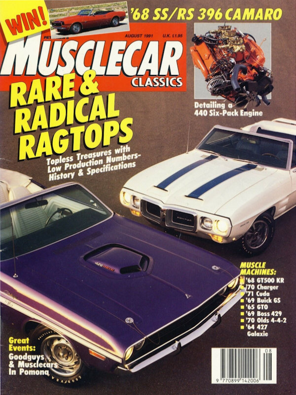 Muscle Car Classics Aug August 1991